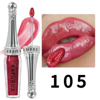 Labial líquido con purpurina, 6 colores 