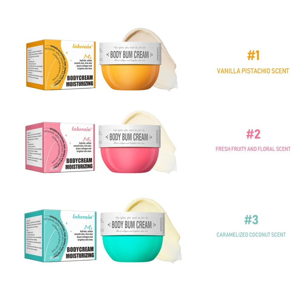 Crème hydratante brésilienne pour le corps et les fesses, produit éclaircissant, nourrissant, longue durée, beauté optimiste, tendance, 80ml