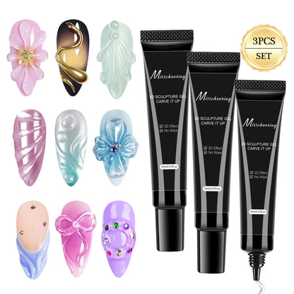 Gel 3D pour Nail Art 15ml