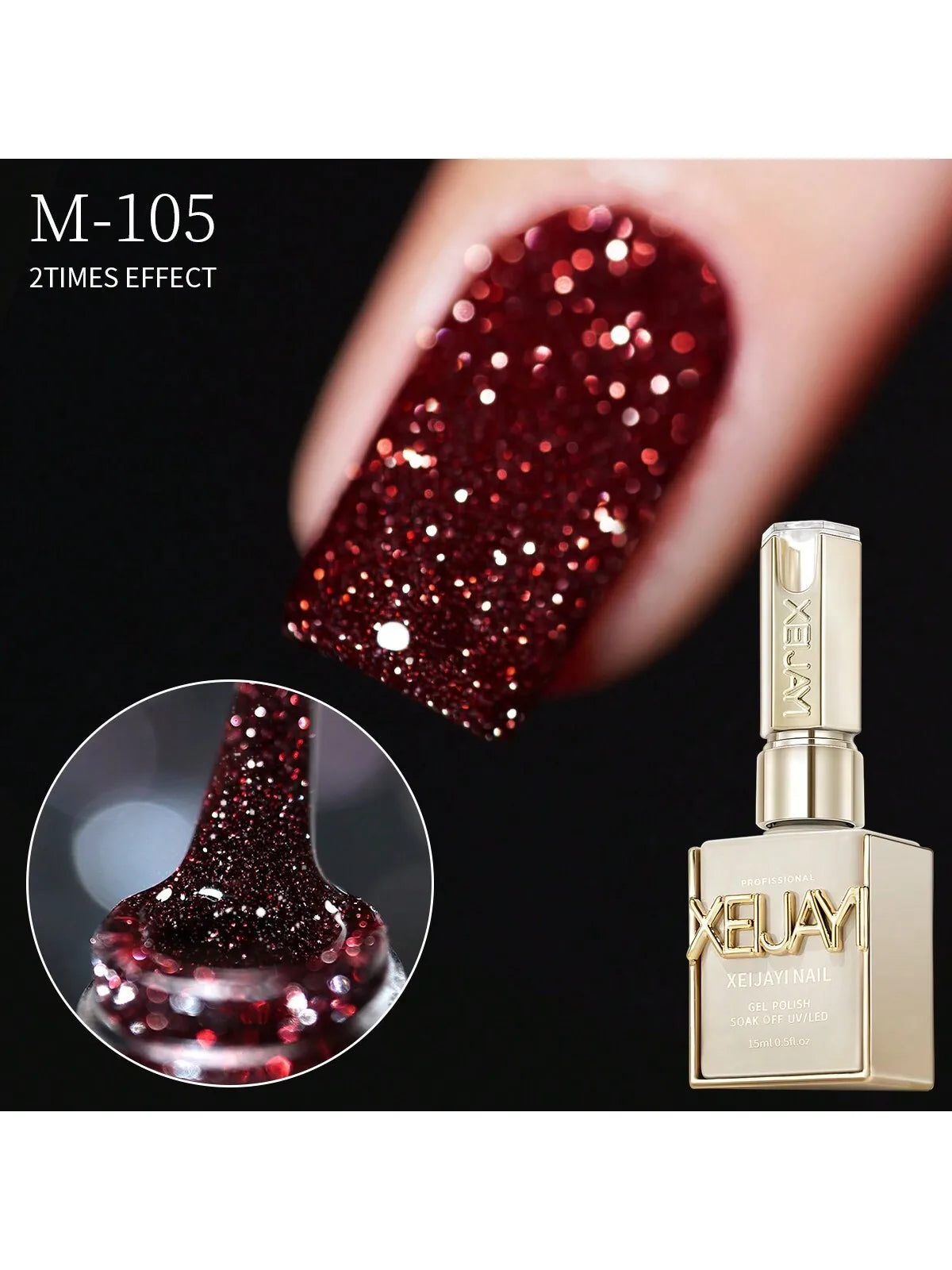 Gel vernis à ongles diamant 15ml