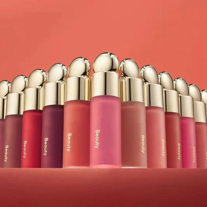 Maquillage chaud rouge à lèvre