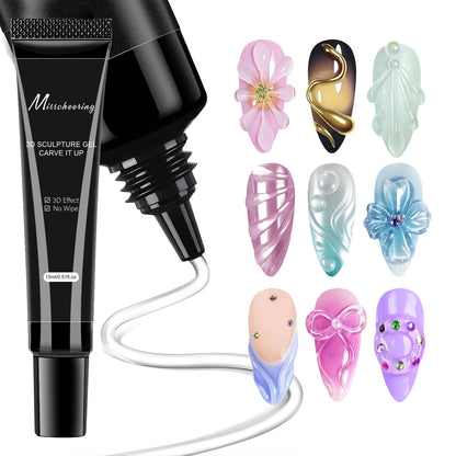 Gel 3D pour Nail Art 15ml