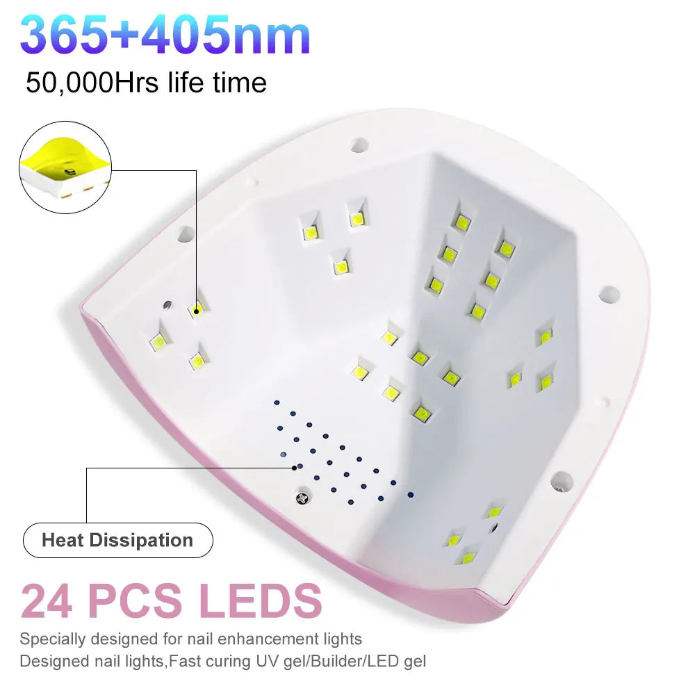 LED lampe UV pour ongles Gel vernis séchage