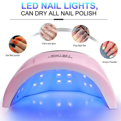 LED lampe UV pour ongles Gel vernis séchage