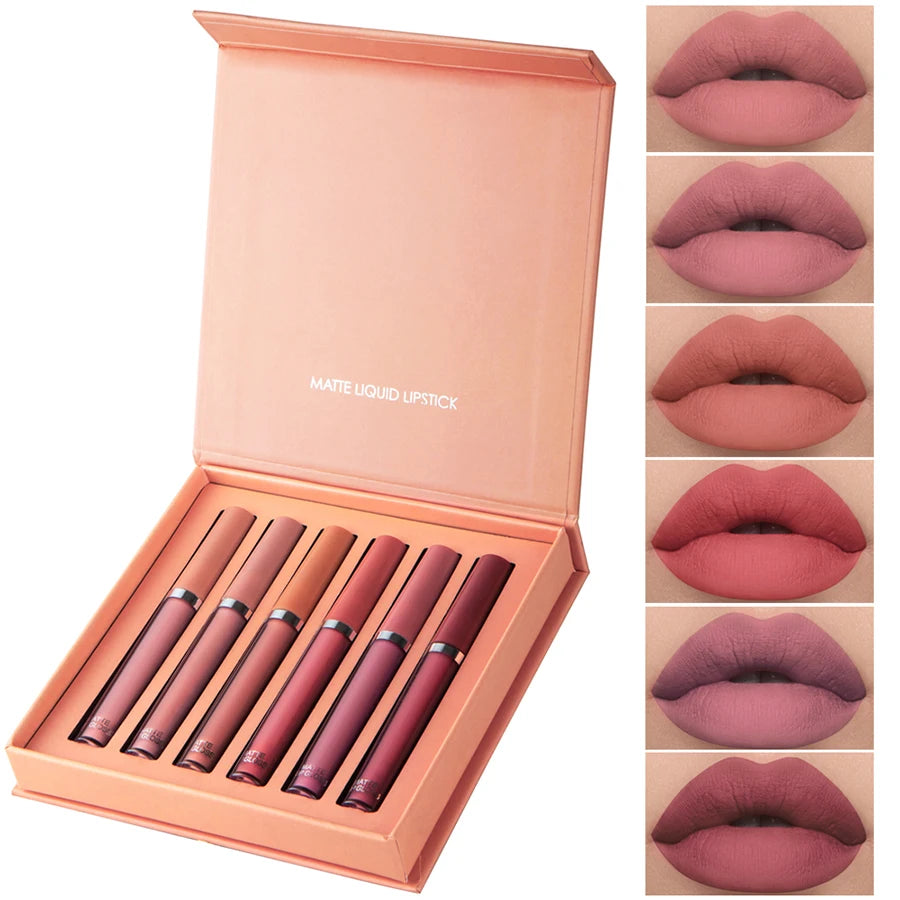 Set de regalo de 6 labiales 