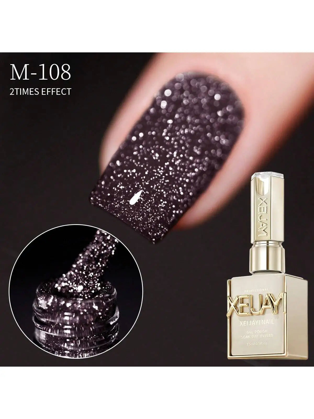 Gel vernis à ongles diamant 15ml