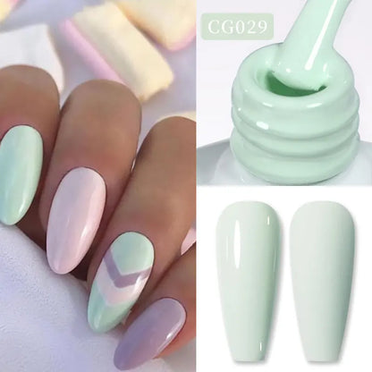 BORN PRETTY gele nu Gel vernis à ongles 10ml