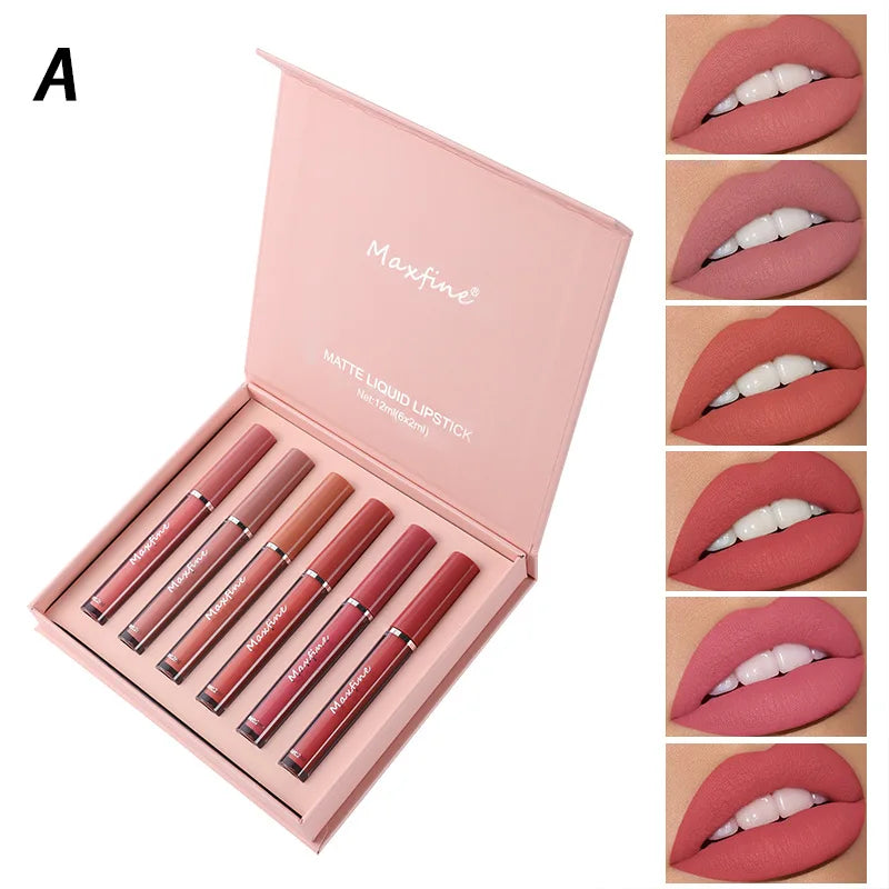 Set de regalo de 6 labiales 